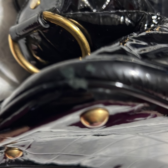 YSL Muse black croc embossed with gold details - Picture 10 of 10